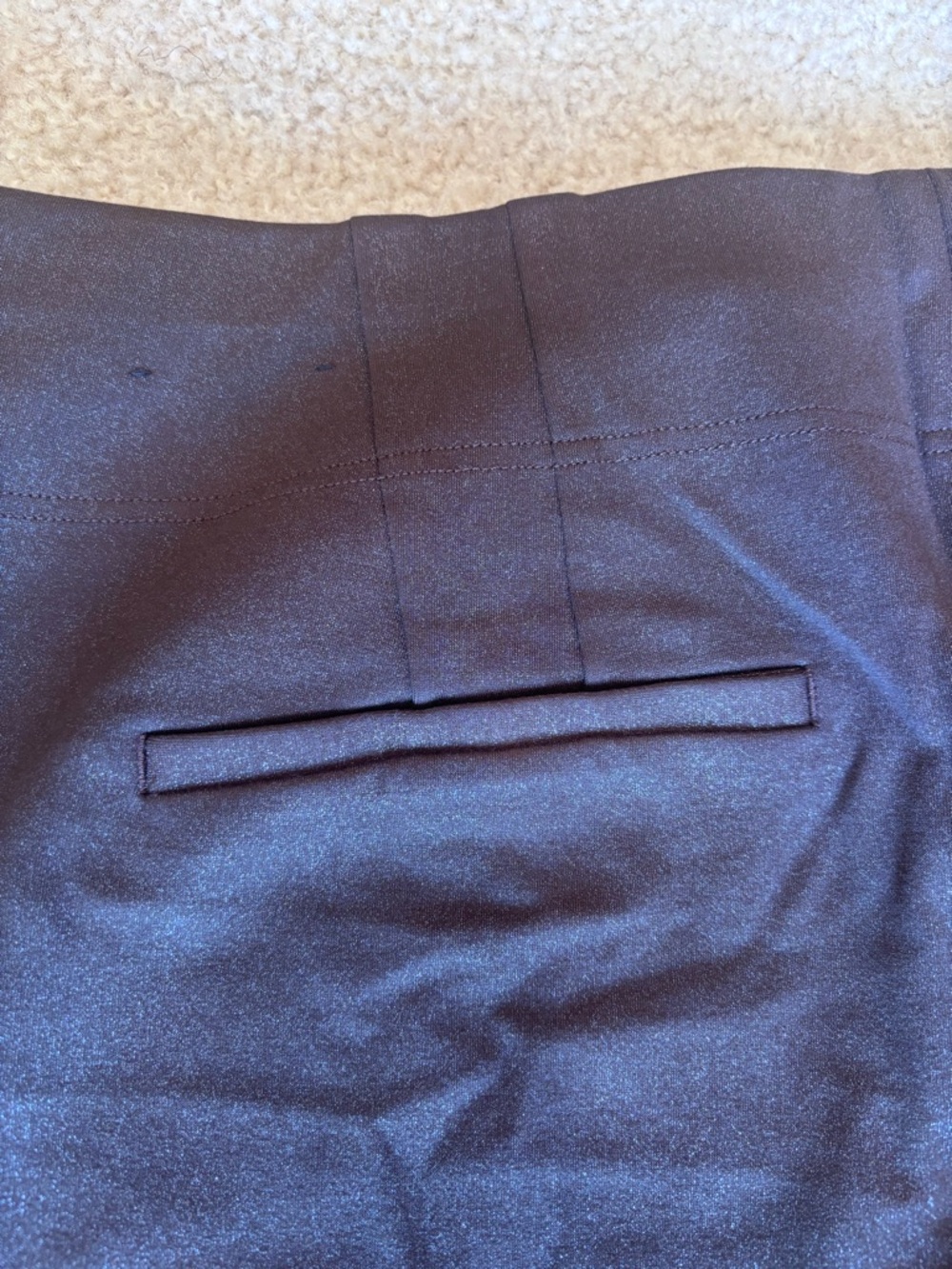 Express Columnist Brown High-Rise Work Pants w/ Stretch Wrap Plus Size 2X - Picture 6 of 6